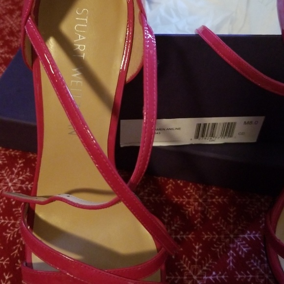 Stuart Weitzman patent leather heels sz 8 RT$435 - Picture 3 of 4